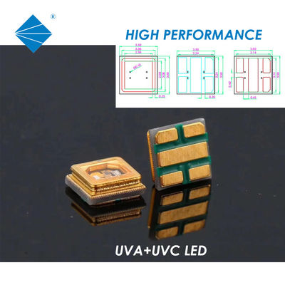 UVC οδηγήσεις 3-5mw 0.5w SMD των μίνι SMD οδηγήσεων 3.5*3.5mm για την αποστείρωση επιφάνειας