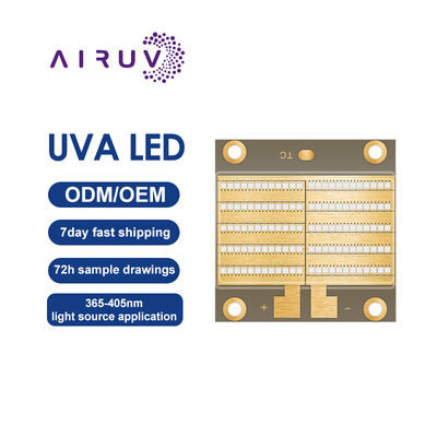 Learnew Opto 300W UVA 3535 Inkjet εκτυπωτής Φως υψηλής πυκνότητας χαμηλή θερμική αντίσταση 365 385 395nm μήκος κύματος 34 38V VF