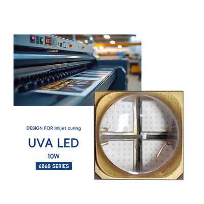 Νέα UV LED Λάμπα UVA SMD6868 LED Chip R5.0MM 365nm 385nm 395nm 10W Απευθείας από Εργοστάσιο για 3D Εκτυπωτή, Ανάπτυξη Φυτών, Απολύμανση