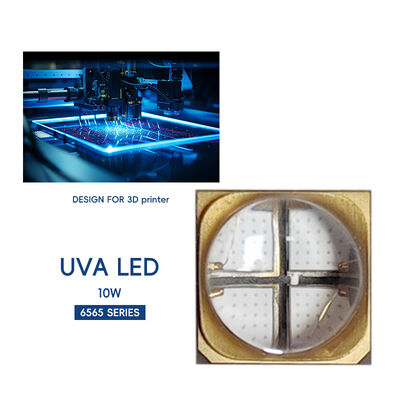 2025 Νέο γεύμα Επαγγελματική υψηλής ισχύος UVA LED 10W SMD6868 365nm 385nm 395nm 6.0-7.0V UV LED Φως για φυτική καλλιέργεια UV θεραπεία