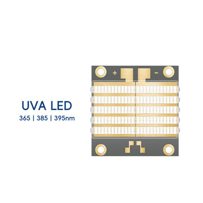 Ζεστή πώληση 3535 UVA LED 200W 300W Υψηλή απόδοση 40%-50% 365nm 385nm 395nm Uva LED Chips για UV θεραπεία