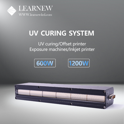 θεραπεύοντας σύστημα των UV οδηγήσεων 1200W 395nm με τη γωνία άποψης 120° & μέθοδος ελέγχου εξασθένισης 0-1200W για τον εκτυπωτή 3D/Offset/Inkjet
