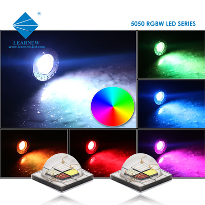 12W SMD5050 RGBW Τσιπ 350mA 620-630nm 520-530nm 460-470nm 3000K Για φώτα σκηνής