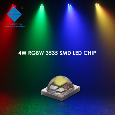 4W υψηλής ισχύος SMD3535 RGBW 350mA 620-630nm 520-530nm 460-470nm 3000K με φώτα σκηνής