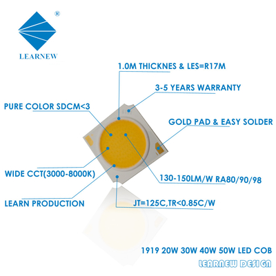 15w 20w 25w 30w COB LED Chip 2700 3000K 4000 4500K 6000 6500K Για LED φωτισμό αυτοκινήτου