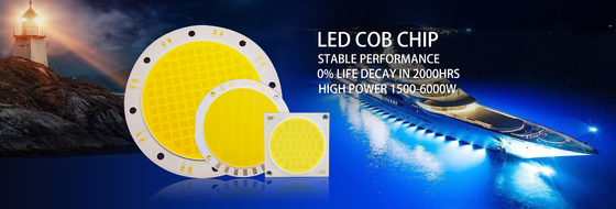 1500 2000W Flip LED Chips 2700K 6500K 35V 38V Για εξωτερικό φωτισμό