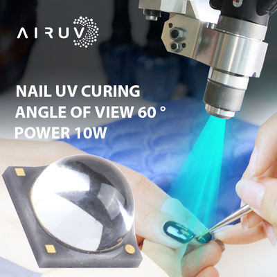 οδηγημένα 3W τσιπ 10W 365nm 385nm 395nm 6-7V Uva για τη UV θεραπεία