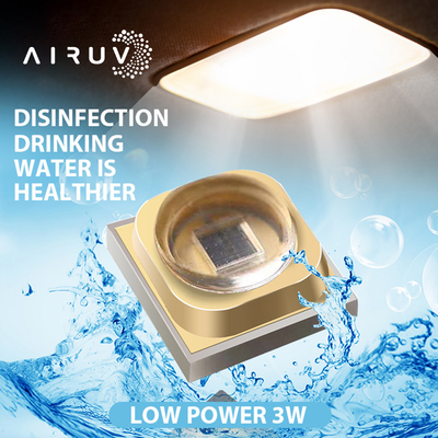 Υψηλό οπτικό τσιπ UVC 254nm UV οδηγημένο 270nm 280nm πορφυρό 1W 3W των οδηγήσεων δύναμης UVA UVB