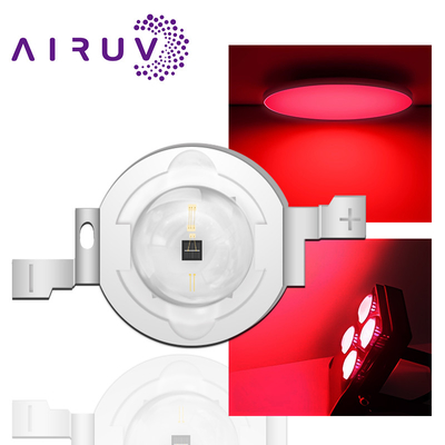 2w Red Color Smd Led Chip 620nm 630nm για φως καλλιέργειας / φως φυτών