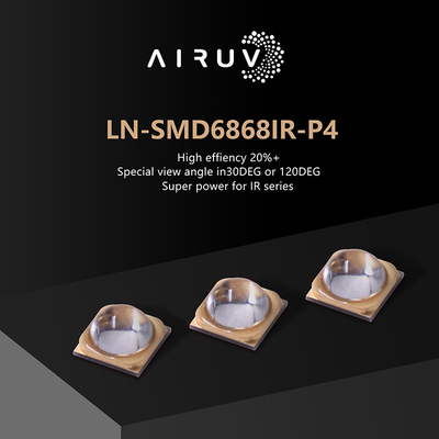 Η σειρά ενσωμάτωσης LED 5W 8W 6868 IR LED CHIP IR υπέρυθρο κόκκινο LED 730nm
