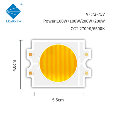 2700k 6500k Ρυθμίσιμο Cct Led Cob 100w+100w 200w+200w Bi Colour Dual Colour Cob για Φωτογραφία