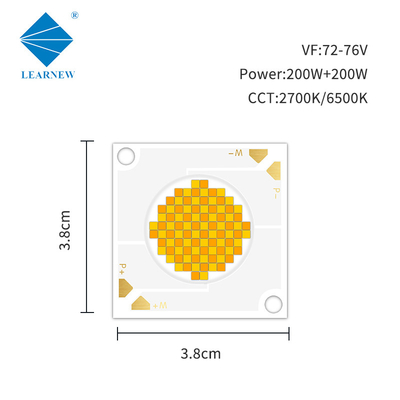 200W 200W COB LED Chip CRI95 Διχρωματικά LED COB με διπλή εξασθένηση CCT 2700K 6500K