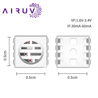 Smd 5050 Rgyir 5050 Smd Led Chip 0.5w 60ma Υψηλή φωτεινότητα 5050 LED κόκκινο φως για θεραπευτική λάμπα