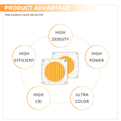 Διχρωματικό 2700-6500K υψηλό CRI Ra>95 LED COB CHIP υψηλή ισχύς 150W+150W 200W+200W για Φωτογραφία φως Φωτογραφία