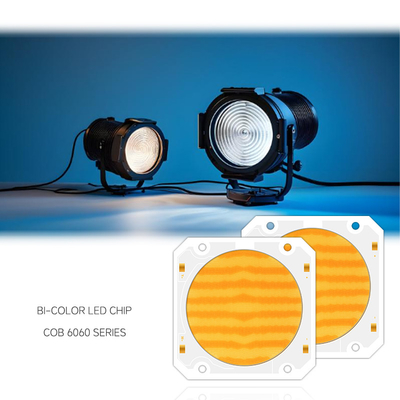 Δυοχρωματικό LED Chip 6060 300W*2 100-120Lm/W Διπλό CCT 2700K 6500K Για φωτισμό βίντεο