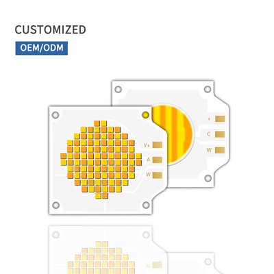 3838 ΣΕΡΙΑ Μισοχρωματικά LED τσιπάκια 50W+50W 200W+200W Τσιπάκι υψηλής ισχύος 2700K 6500K για φωτισμό φωτογραφίας