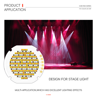 Προσαρμοσμένο κεραμικό SMD Led R50 Chip 2700K 6500K 300W-70W Ειδική γωνία 30 60 90 120 μοίρες IF 1-4A VF 42-46V