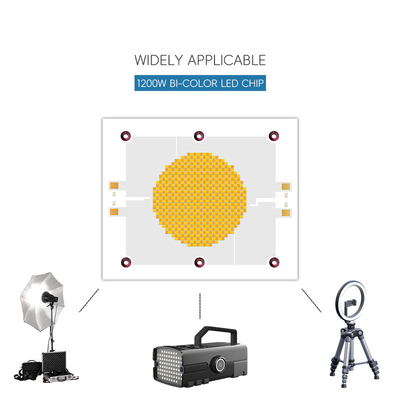 2700K 6500K Δύο χρώματα LED υψηλής ισχύος COB 1200W COB LED Φωτογραφικό φως
