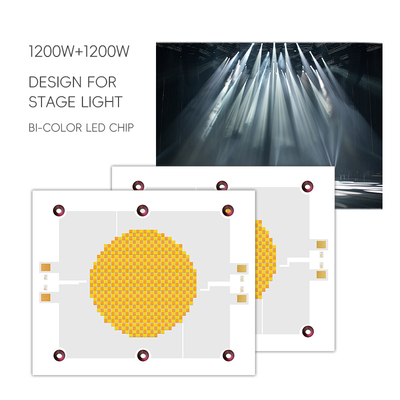 2700K 6500K Δύο χρώματα LED υψηλής ισχύος COB 1200W COB LED Φωτογραφικό φως
