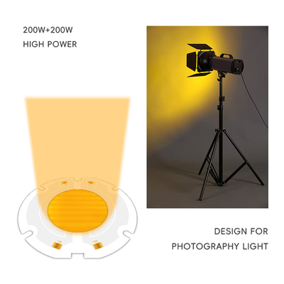 υψηλής ισχύος 200W 6060 led cob chip bi color chip για φωτισμό φωτογραφίας