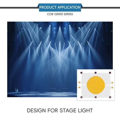 Υψηλής Απόδοσης LED Chip 120100 Μέγεθος 2700k 6500k 1200w Flip Chip COB LED Lamp Bead για Φωτογραφία