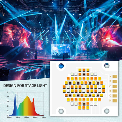 RGBCW Πέντε χρώματα COB LED Chip 180W 2700k 6500k 4050 Φωτογραφία COB τσιπ