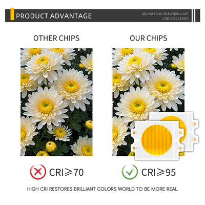 4055 Bi-Color 2700K 6500K High Power 300W+300W COB LED Chip Module για φωτογραφική λάμπα