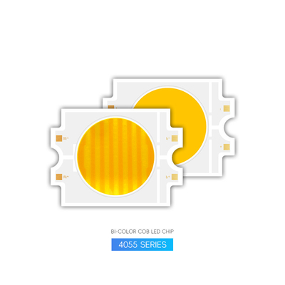Δύο χρώματα LED 4055 300W + 300W ζεστό + δροσερό λευκό COB δίχρωμα