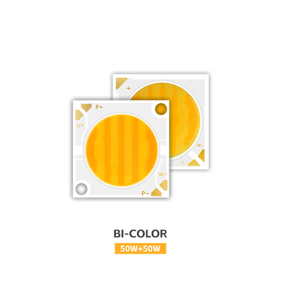 COB LED Chip 2800k / 6500k CCT High CRI RA95 COB LED Chips R21mm 40W+40W 100-110lm/w 1.1A 36-38V για σκηνικά φώτα