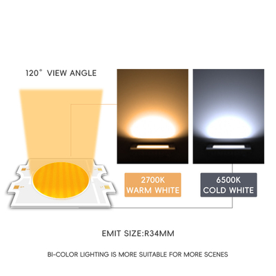 Διπλό SMD Led Epistar Chip 4055 Διοχρωματικό Κόκκινο Λευκό Χρώμα Με CCT 2700K/6500K