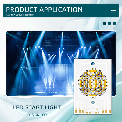 COB 3856 300w CCT 620nm/460nm/520nm/2700K /6500K Χρώμα COB LED Chip Lamp Beads Diodes για φωτοβολταϊκό φως