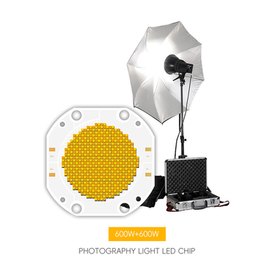 Φαρμακευτική τιμή 75*75 60V 600W+600W Δύο CCT LED COB Bi Color COB LED Chip Υψηλής ισχύος COB LED