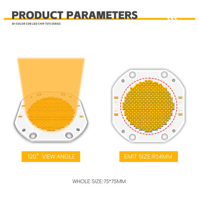 600W RGBWW Flip Chip Factory Προσαρμογή High Out Put COB Led Chip