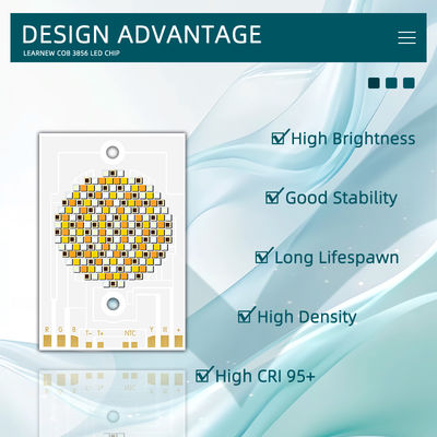Τσιπ LED COB Υψηλής Ισχύος 300W 500W RGBWW 38x56mm 110LM/W 2400K-7000K για Εμπορικό Φωτισμό