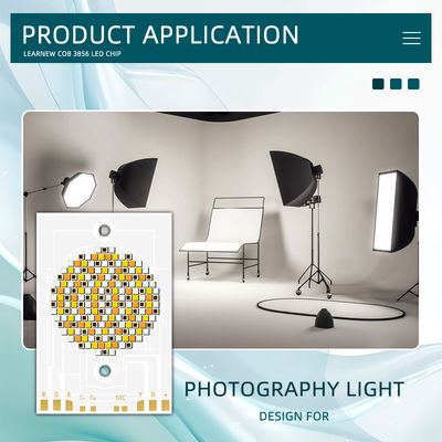 Τσιπ LED COB Υψηλής Ισχύος 300W 500W RGBWW 38x56mm 110LM/W 2400K-7000K για Εμπορικό Φωτισμό