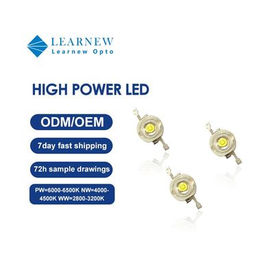 Δυνατό LED Chip 1W-3W με Γωνία Θέασης 120° και 2-ετή Εγγύηση για Επαγγελματικές Λύσεις Φωτισμού