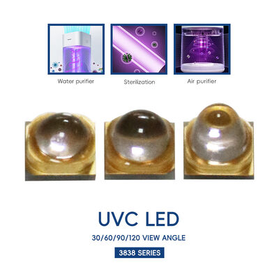 UV Led 270nm 3838 254nm UV LED υψηλής ισχύος UV UVC LED UV-C LED 265nm UVC LED 270nm UV-C LED 1W 3W
