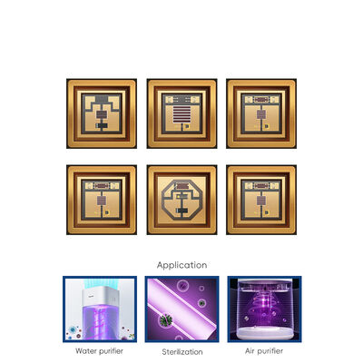 5W-7W UV LED Δίοδος 55mil SMD3838 Υψηλής ισχύος 365nm 385nm 395nm 405nm UV Κατεργασία UV Chips