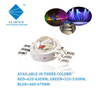 Pure Copper Leadframe 3w Rgb Led Array High Power Red Green Blue Led Chip for Led Downlight and  Track Lighting