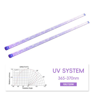 Learnew Δοκιμαστικό LED Tube 365nm 100W 1500mm AC Tube IP20 Τύπο UV Tube 120W UV UVA Δοκιμαστικό LED UV UVA