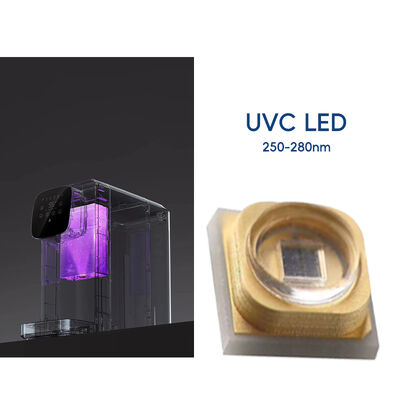 3W UVC 3535 Πακέτο 265nm SMD Υψηλής Απόδοσης SMD 500mA UVC LED Δίοδος Υψηλής Απόδοσης 110mW 275nm Καθαρισμός Νερού Αέρα