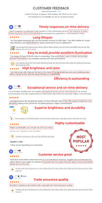 100w 7070 χαμηλής θερμικής αντίστασης GROW LED COB για φωτισμό ανάπτυξης φυτών