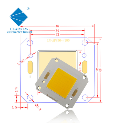 40X46MM Μέγεθος Cob Led Chip 4046 5500k Σχεδιασμός ιδανικό για φωτισμό πλημμύρας 100w