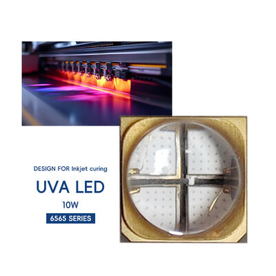 Υψηλής Απόδοσης 10W 395nm UV LED Μοντέλο SMD 6565 για 3D Εκτυπωτής Έκθεση Επεξεργασίας Προγραμμάτων