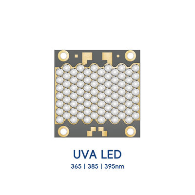 200W UV LED σταγόνας βροχής 3535 COB UVA LED 395nm 365nm UV Leds 38V Μηχανή εκτύπωσης Σκληρυνόμενη UV COB Module LED UV-A LED 385nm